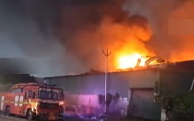 Fire breaks out in Manali