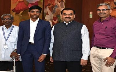 Adani Group to support chess prodigy Praggnanandhaa