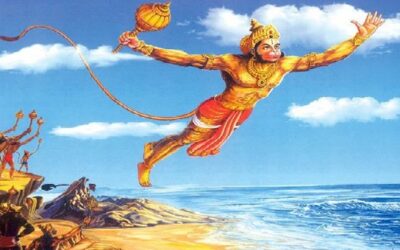(Sundara Kandam – Sloka 1 to 8 logo) Hanuman’s preparedness to cross ocean